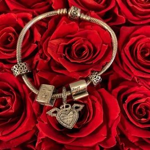 Pandora bracelet. Comes with box.